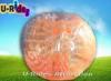Tpu 1.5M Orange Soccer Bubble Ball / Outdoor Inflatable Body Bumper Ball