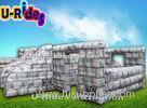 Wall Shape Full Digital Printing Inflatable Paintabll Bunker Field