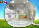 PVC Transparent Inflatable Balloon Clear Dome Tent With Backdrop Printing
