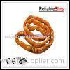 CE ISO approved 8t 10t 12t polyester round slings 10m 20m 30m custom