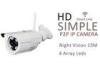 4 Array IR LED Outdoor Wireless IP Camera Night Vision With 128G SD Card Recording