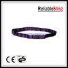 Flat / Round Shape Purple polyester lifting slings safety Low elongation