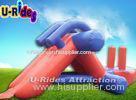 Purple Safety Inflatable Aqua Park / Inflatable Pool Water Slides Rentals