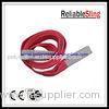 Durable 5T Webbing tapes polyester belt sling With reinforced flat eyes