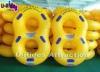 Pvc Material Yellow Pool Float Ring Inflatable Swim Rings For Adults