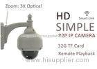 1 Megapixel Waterproof H.264 Wifi IP Camera Pan Tilt 3X Optical Zoom Metal Shell
