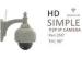 1 Megapixel PT Dome Wireless Waterproof IP Camera Wide Angle 3.6mm Lens