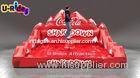 Red Durable Mechanical Surfboard Inflatable Fire Resistance 0.55mm PVC