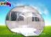 Camping Inflatable Bubble Tent White Floor Clear Igloo Tent For Outside