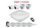 Infrared IP Camera POE NVR Kit Home Video Surveillance System CE RoHS Certification