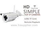 128G SD Card Infrared Outdoor Wireless IP Camera Night Vision Bullet Type