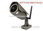 Indoor / Outdoor Waterproof Wireless P2PIP Camera IR Cut 128G TF Card