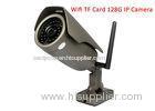 Indoor / Outdoor Waterproof Wireless P2PIP Camera IR Cut 128G TF Card