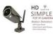 Wide Angle Indoor / Outdoor Wireless IP Camera Weatherproof 700g Gross Weight
