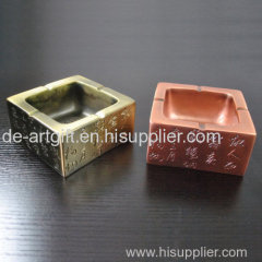 Print custom logo ashtray resin Custom Cigar Ashtray