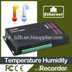 Ethernet Temperature Humidity Tracking System