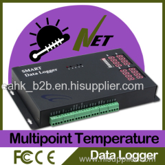 Multipoint Temperature Ethernet Data Logger