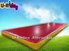 0.6mm PVC Red Trampoline tumble track 8m Flat Inflatable Air Tumble Track