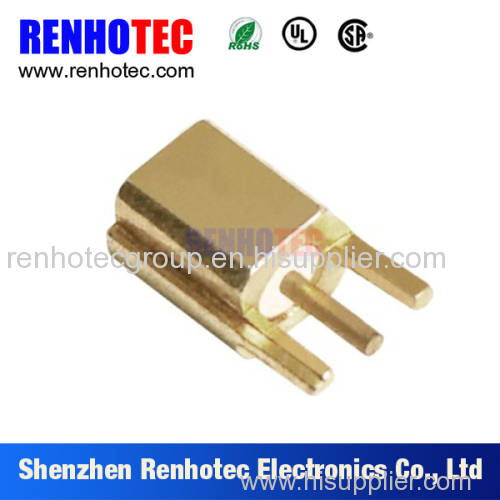 Golden MCX connector assemble