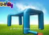 Water System Inflatable Misting Tents Cyan Inflatable Spray Booth Structure