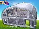 0.9mm PVC Inflatable Event Tent Grey Air Tight Inflatable Shelter For Show