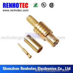 straight crimp female jack MCX connector