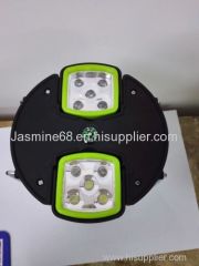 Multifunctional camping lantern and flashlight with compass 500 lumen SMD