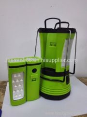 Multifunctional camping lantern and flashlight with compass 500 lumen SMD
