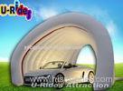 White Shell Inflatable Car Garage Tent Outside 4M Inflatable Trade Show Booth