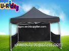 Black Oxford Inflatable Event Tent Folding Tent Camper With Stainless Steel Stands