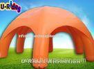 6 Feet Orange Inflatable Air Tent Large Inflatable Spider Tents For Party