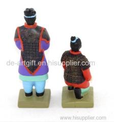 Handmade antique terracotta warriors statue