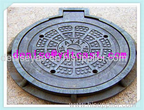 cast iron manhole cover circular ductile security foundry