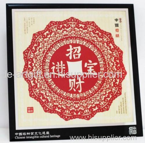 Chinese handmade folk art paper design cutting