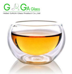 double wall glass cups 200ml