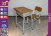 Fireproofing Metal Frame Student Desk And Chair Set For Primary School