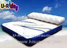 Bed Shape Floating Water Park / Rectangular Watersports Inflatable Water Play
