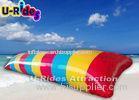 Multicolor Extreme Bounce Inflatable Water Games Blob Jump With Slide