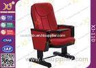 560mm Center Distance Fabric Cushion Padded Church Chairs For Meeting Room