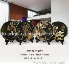 Chinese carbon carving sitting room decoration