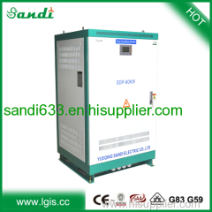 60KW Off Grid Hybrid Solar Inverter/3 Phase Pure Sine Wave Inverter with AC bypass function