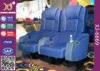 Fabric Upholstery Cinema Style Seating Chairs ISO Certification For Theatre