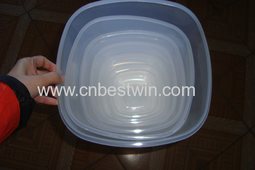 7 Pcs Plastic Colorful Rainbow Food Container Food Storage Fresh Container Preservation As Seen On TV