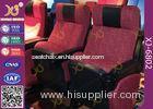 ISO Certification Padding Armrest Folding Theater Seats With Flame Retardant Fabric