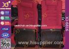 PP Outer Back Fabric Cushion Folding Theater Seats For Library / Museum Hall