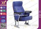 Resistant Noise Reducing Surface Auditorium Theater Seating Gravity Return Lecture Hall Chair