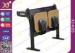 Cold Rolled Steel Book Shelf School Desk And Chair Set For Students