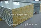 Fire Proof Rock Wool Galvanised Steel Roofing Sheets Environment Friendly