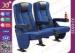 High Back Heavy Spring Fixed Theatre Seating Chairs With Plastic Cup Holder