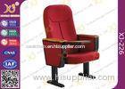 Wooden Back Cold Rolled Steel Feet Auditorium Theatre Seating Chair